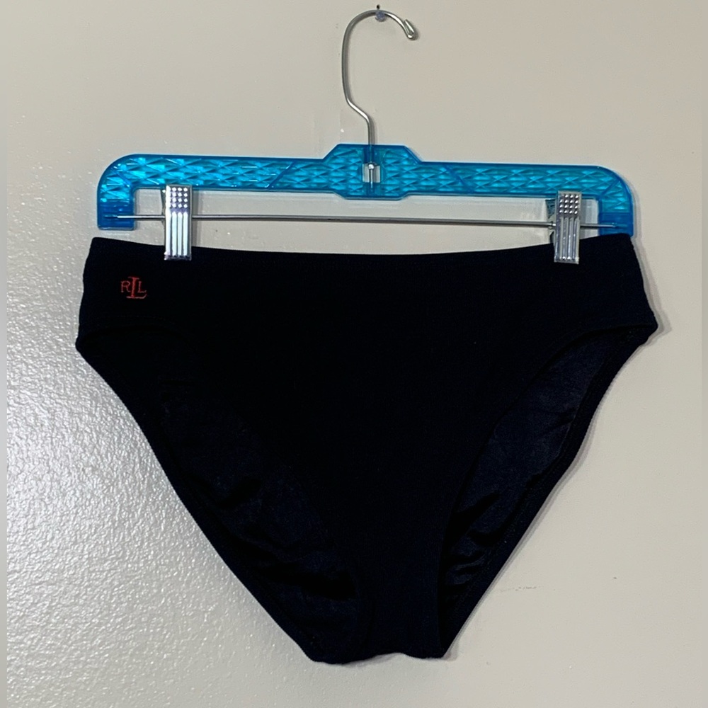 Lauren Ralph Lauren ribbed bikini bottoms